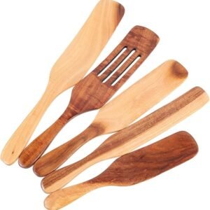 Kitchen Cooking Utensils Set, 5pcs Wooden Utensils
