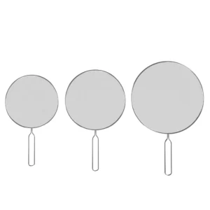 3-Piece Splatter Screen Set – Fine Mesh Stainless-Steel Guard